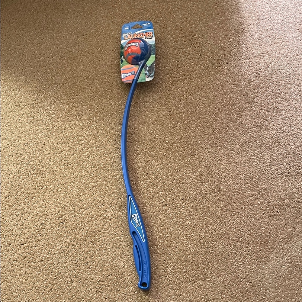 Chuckit! Ball Launcher with Ball; comes with “medium ball”